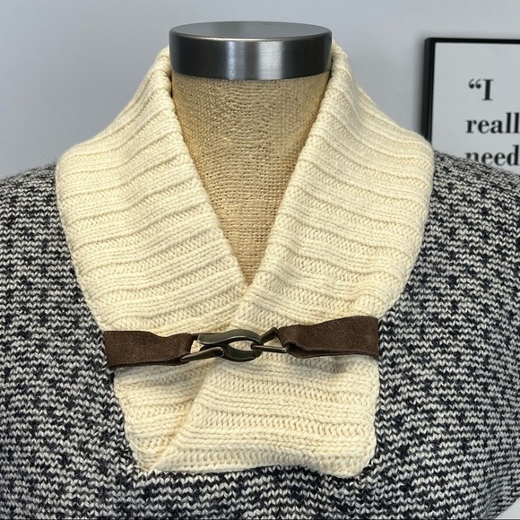 PEREGRINE 100% WOOL COWL NECK SWEATER MADE IN ENGLAND SZ L EUC - Picture 8 of 8